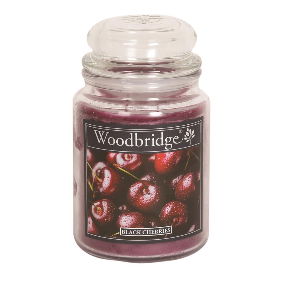 Woodbridge Black Cherries Large Jar Candle £15.29